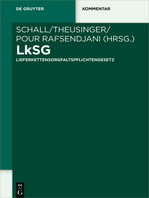 cover image of LkSG